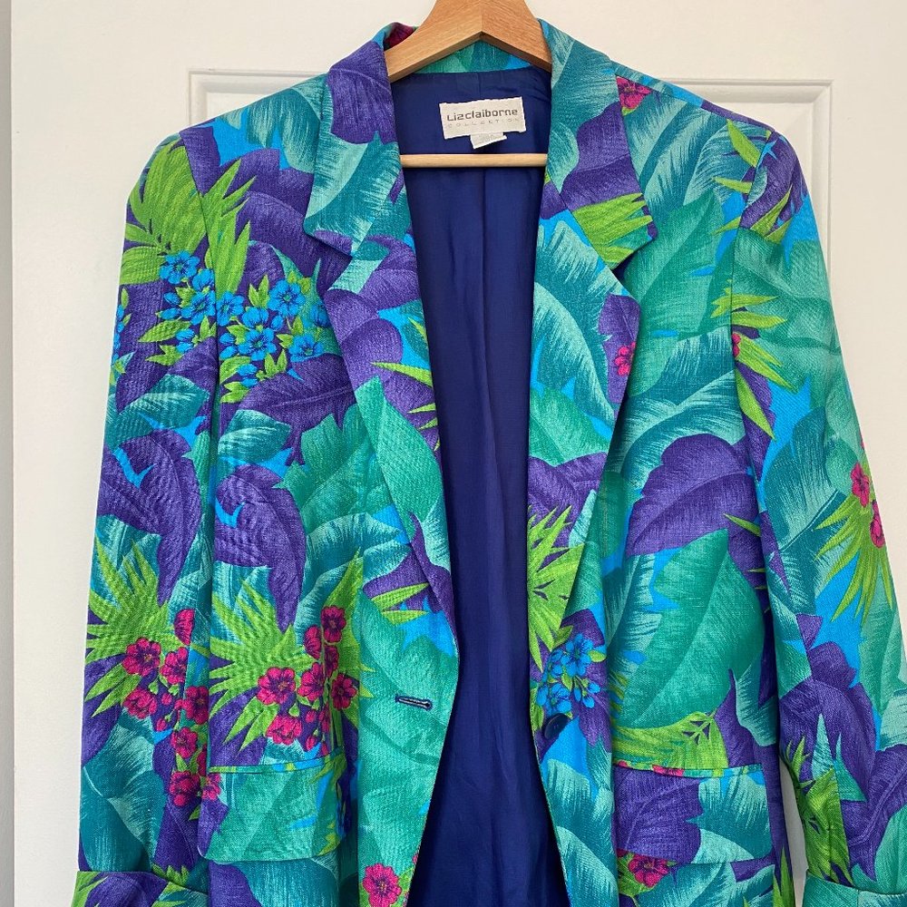 Vintage Floral Blazer